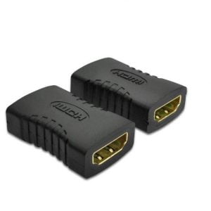 2x HDMI Female to HDMI Female Joiner Extender HDMI Cable Cord Extension Adapter