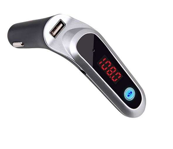 Bluetooth FM Transmitter Wireless Hands-Free Car LCD Charger 2.5A Plastic 