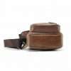 PU Leather College Chest Bag For Men
