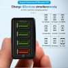 Fast Charging Wall Plug 4 Ports Travel Adapter