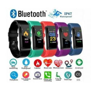 Fitness Tracker Watch Wristband Heart Rate BP