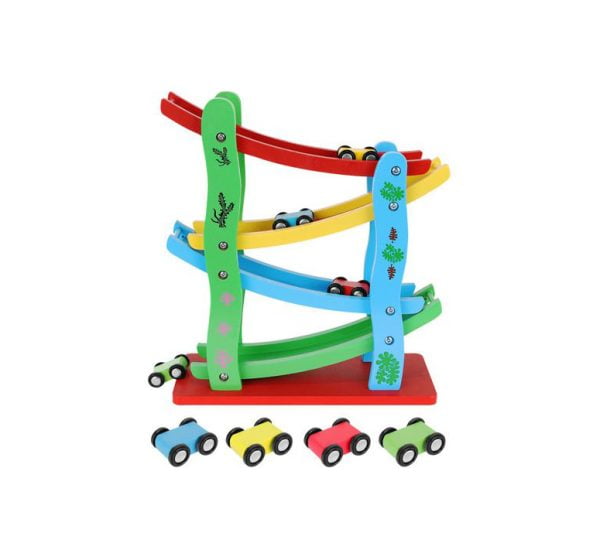 Kids Toddler Toys Roller Coaster Baby Wooden Race Track