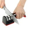 Kitchen Knife Sharpener 3 Stage Tool for Dull Steel, Paring, Chefs and Pocket Knives to Repair, Restore, and Polish Blades.